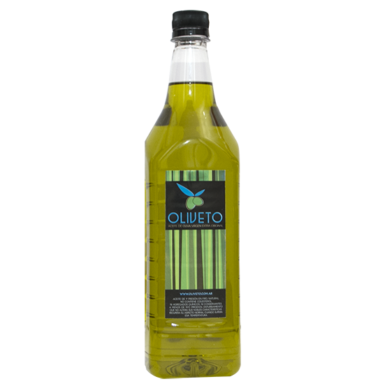 Aceite de Oliva Virgen Extra - 1B0 Presion en frio, acidez menor al 0.8% - BOTELLA PET 1 LTS