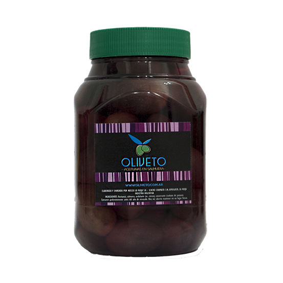 Aceitunas negras descarozadas - 450 GRS